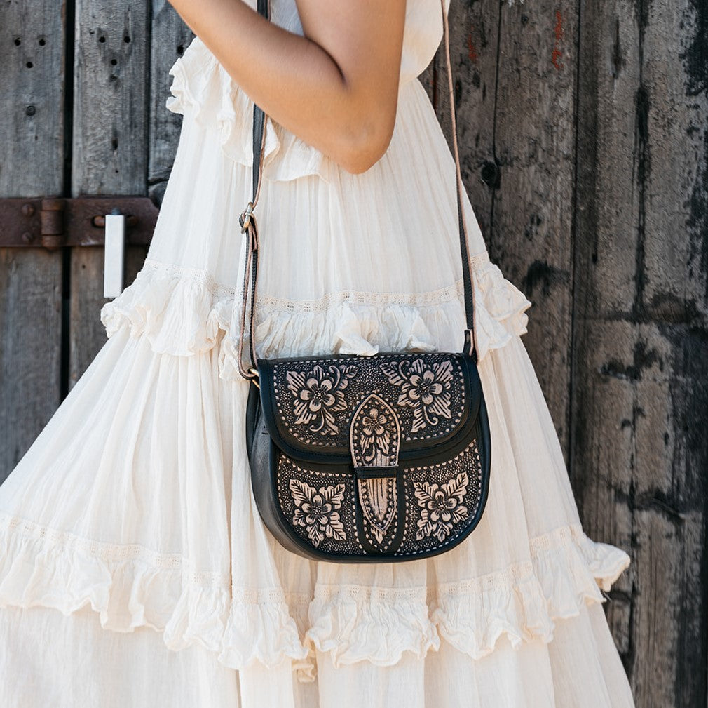 Boho saddle online bag